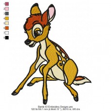 Bambi 03 Embroidery Designs